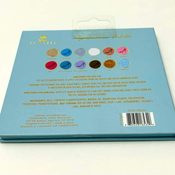 Disney Princess Cinderella Eyeshadow Palette, NEW - Picture 3 of 6